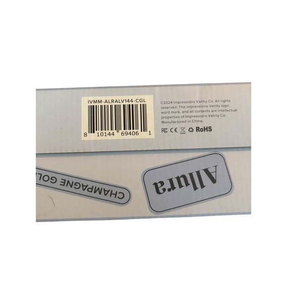 Allura Tri-Tone LED Makeup Mirror With Bluetooth Speakers & Adjustable Tilt - Picture 6 of 12